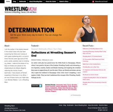 Wrestling Mom by Michele Weldon